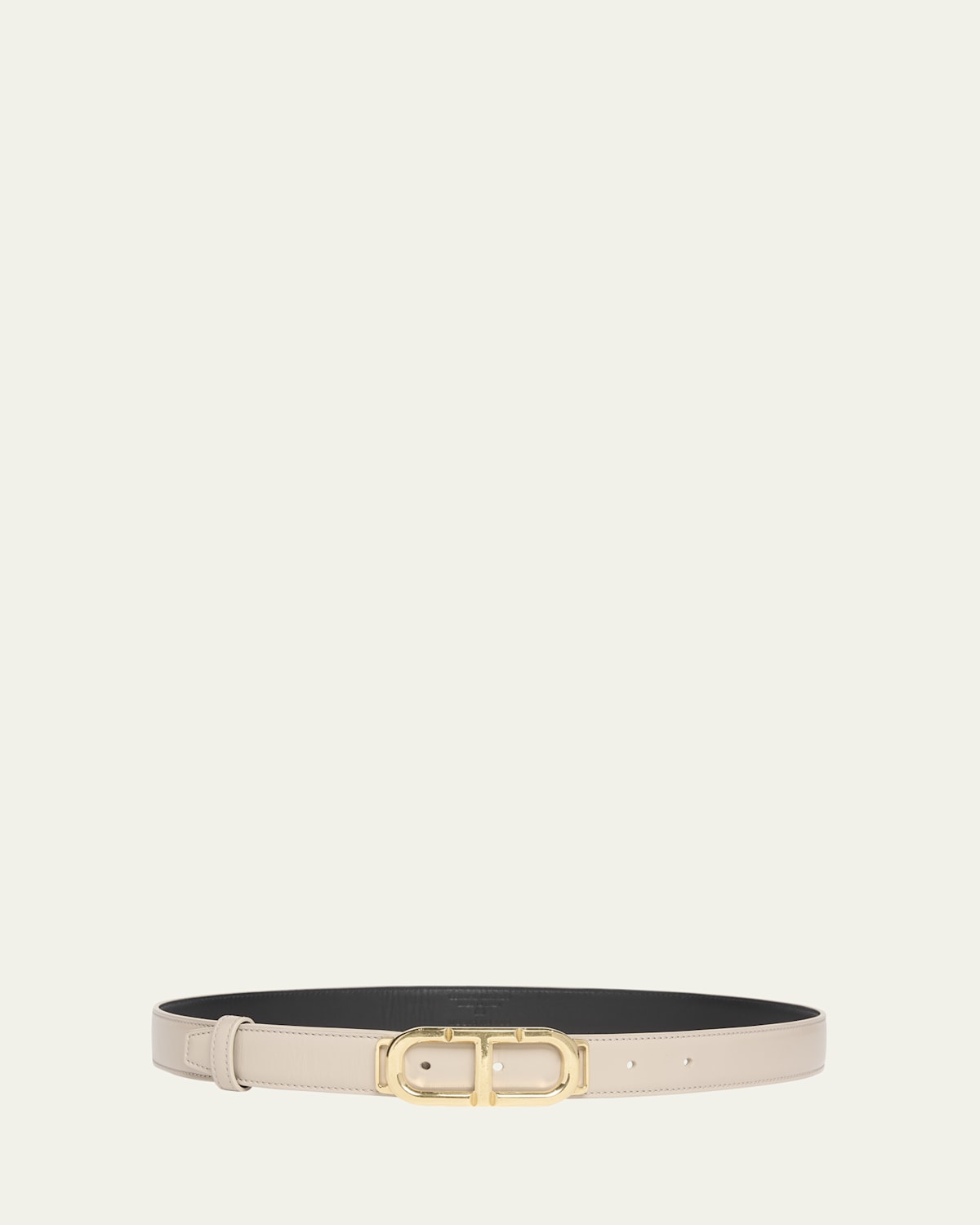 Box Palmellato Leather Belt