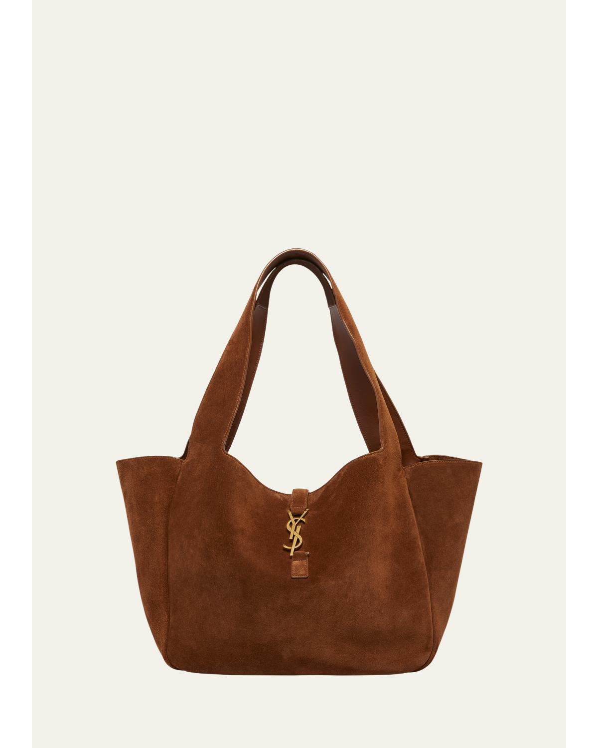 Le 5 À 7 Bea YSL Cabas Tote Bag in Suede