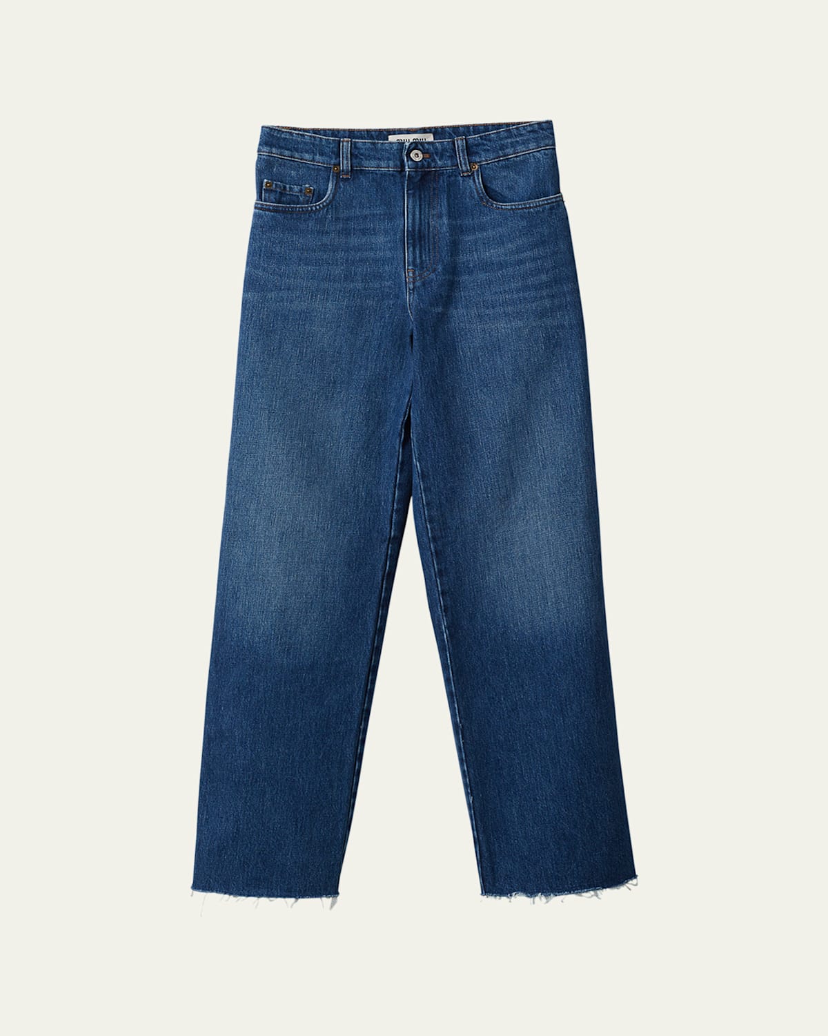 Mid-Rise Oversized Jeans