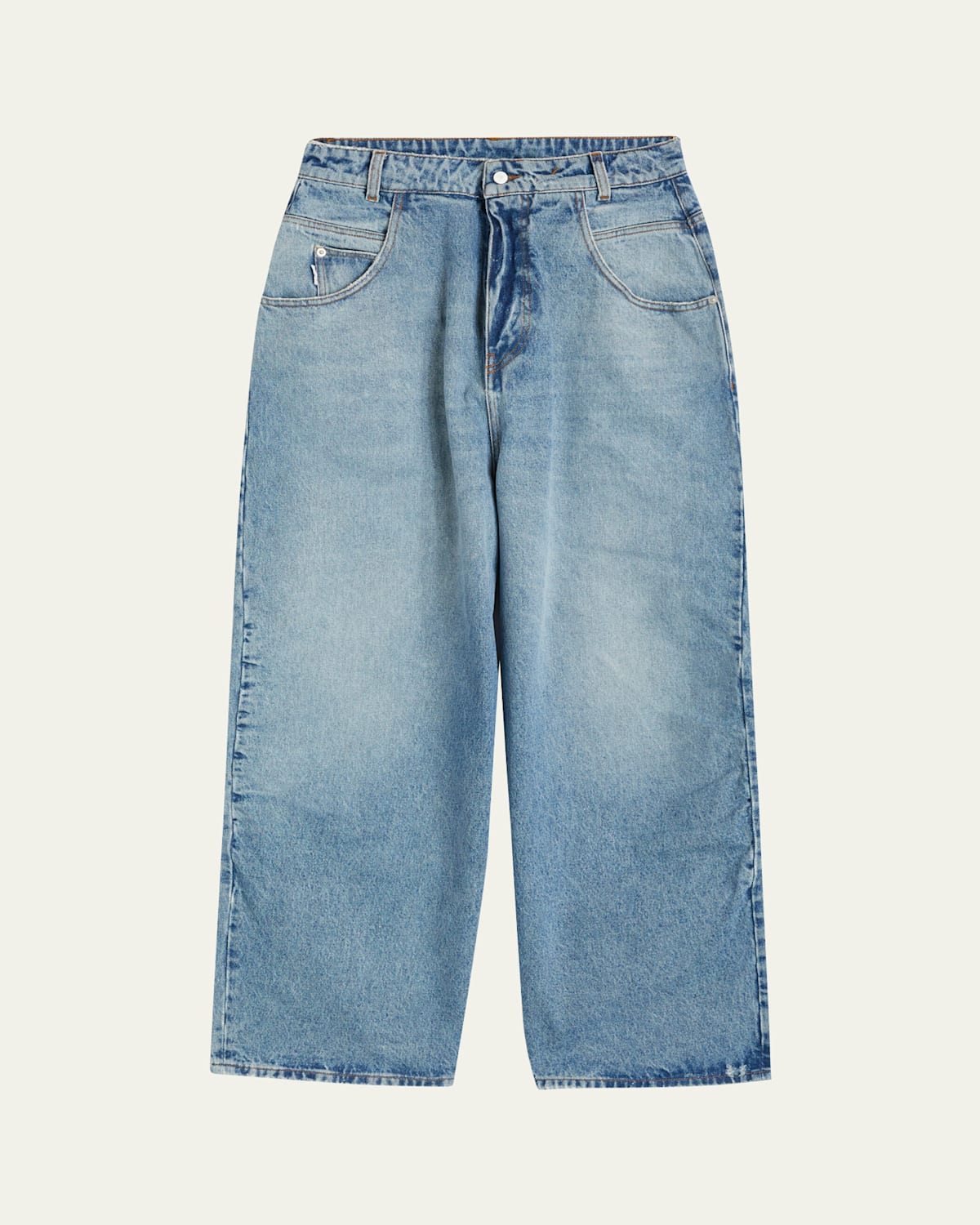Men's Wide-Leg Yoked Jeans