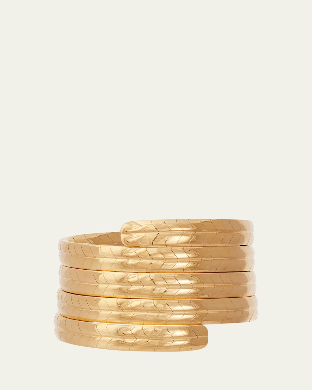 18K Yellow Gold Coil Bracelet