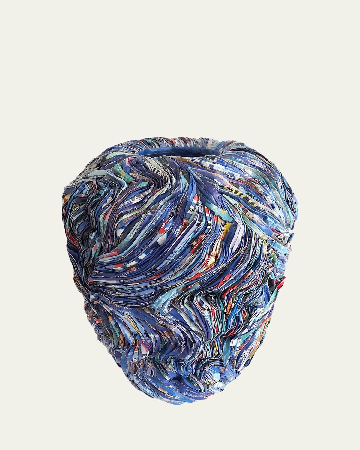Helene Siellez Arvor Large Sculpture In Blue