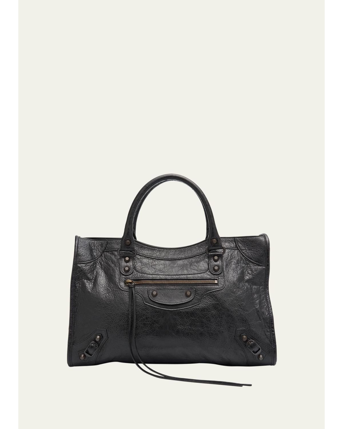Le City Medium Leather Top-Handle Bag