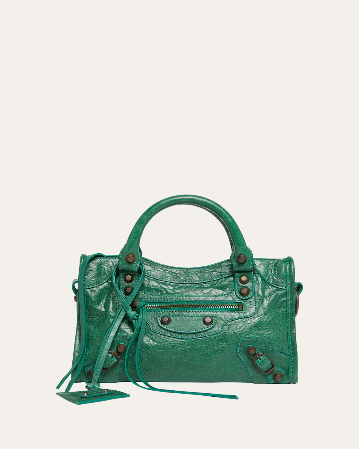 Le City Mini Leather Top-Handle Bag