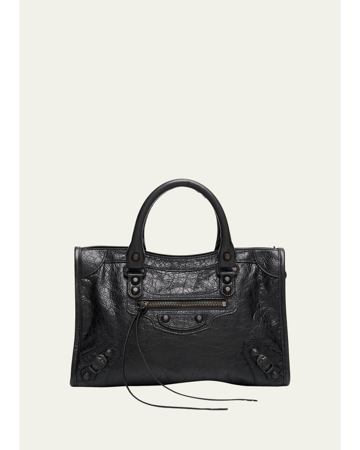 Le City Small Leather Top-Handle Bag