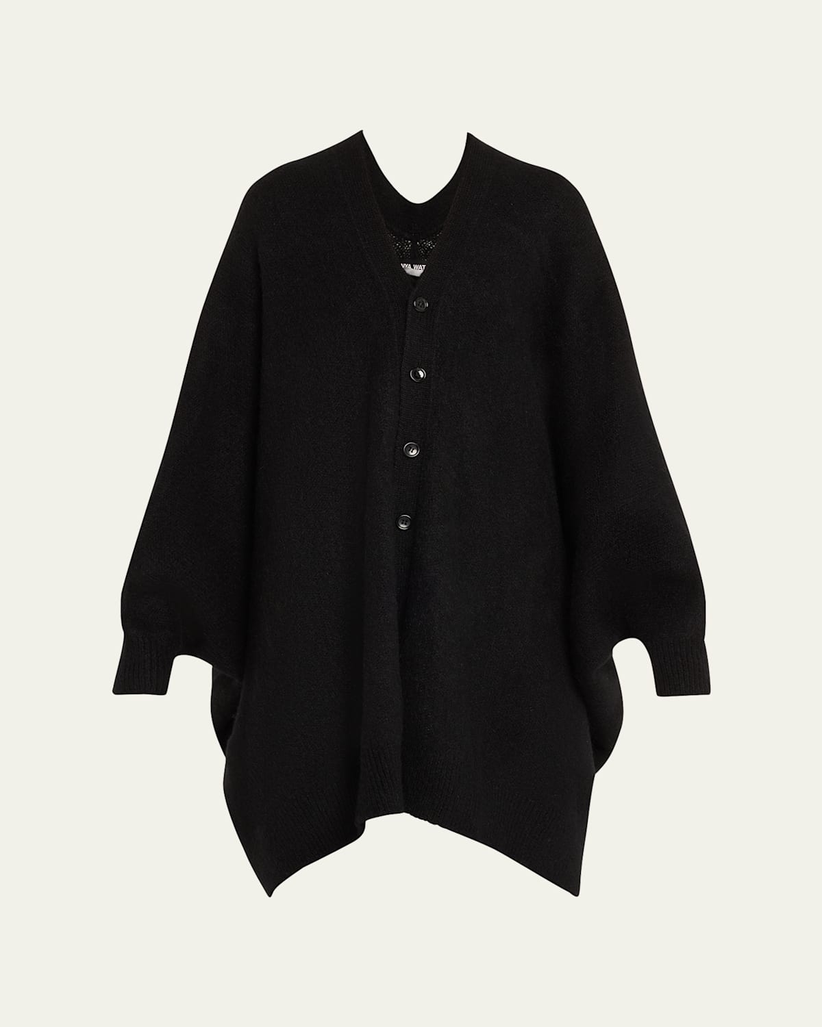 Studded Oversized Wool Cardigan