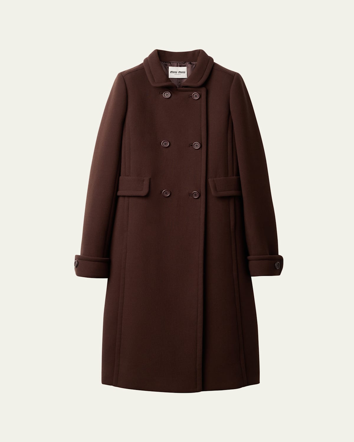 Double-Breasted Wool Coat