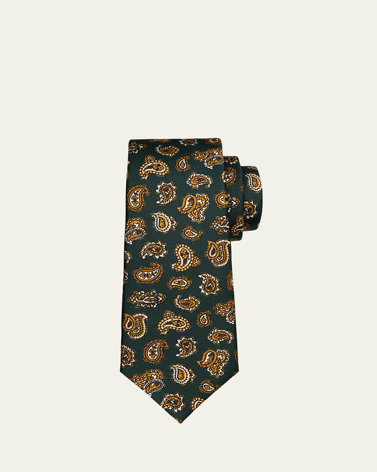 Men's 7-Fold Paisley Silk Tie