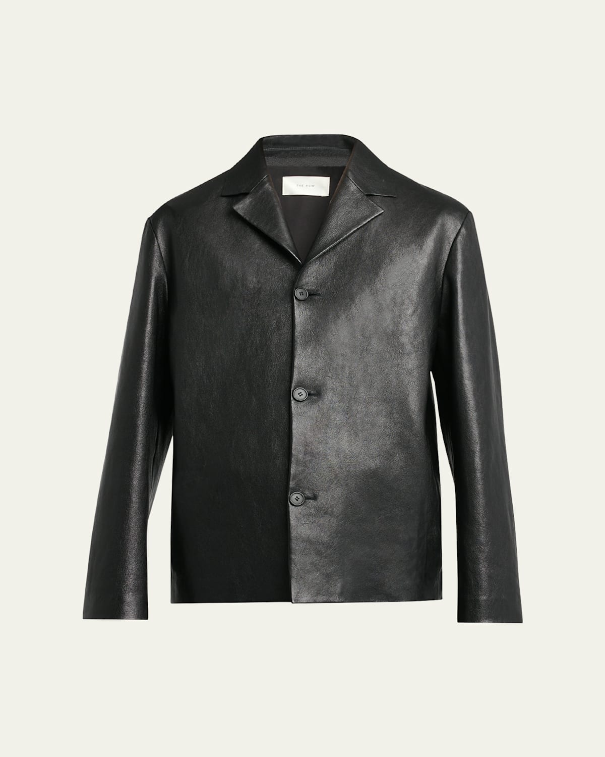 Leather blouson jacket mens shop