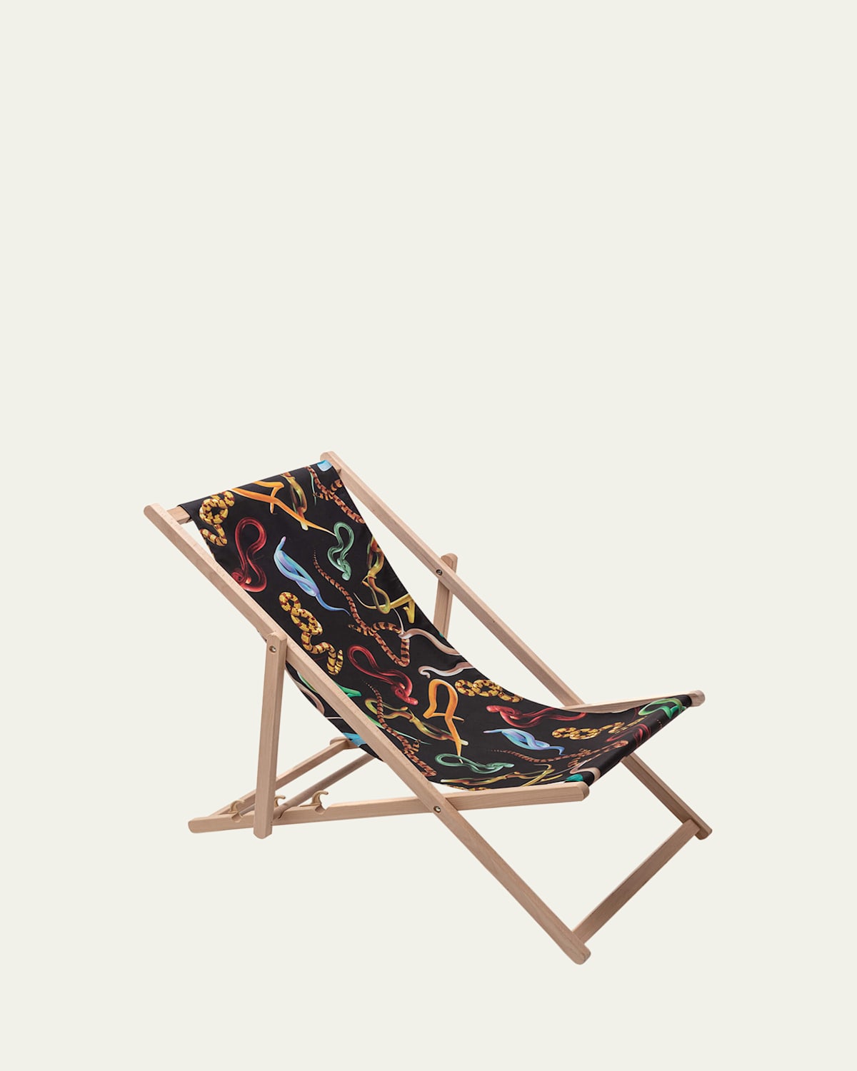 x TOILETPAPER Magazine Snakes Indoor/Outdoor Folding Deck Chair