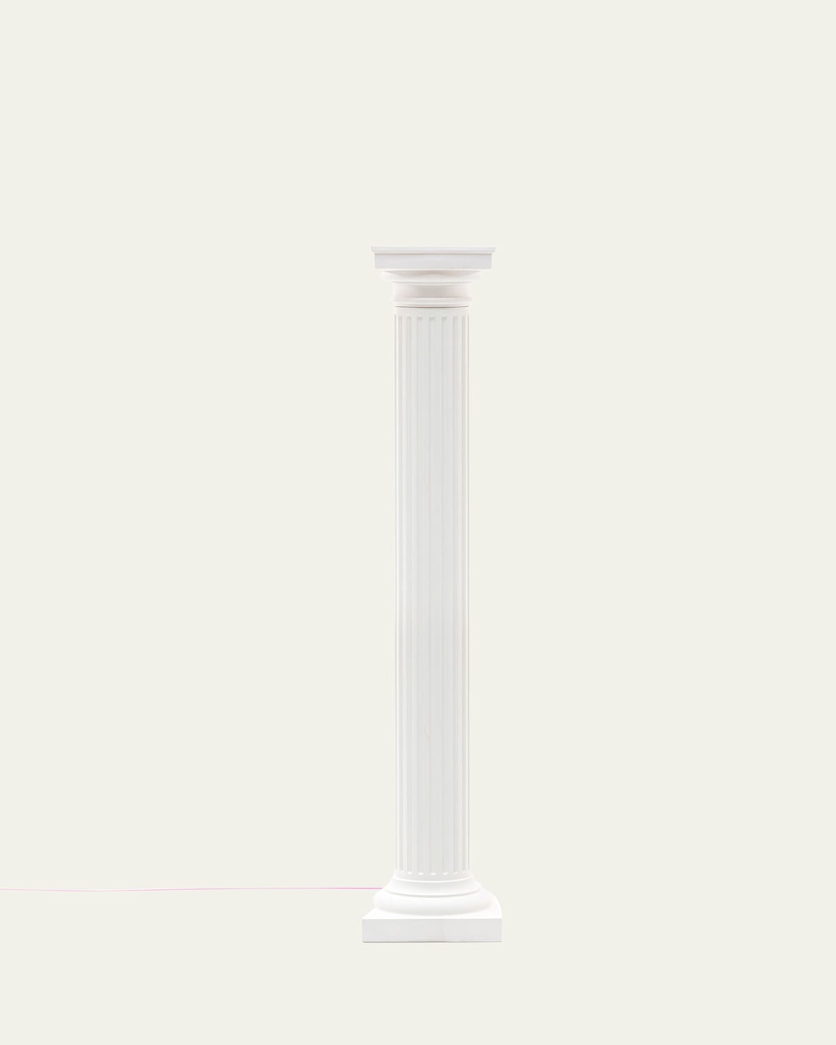 Seletti Las Vegas 75" Tall Floor Lamp In White