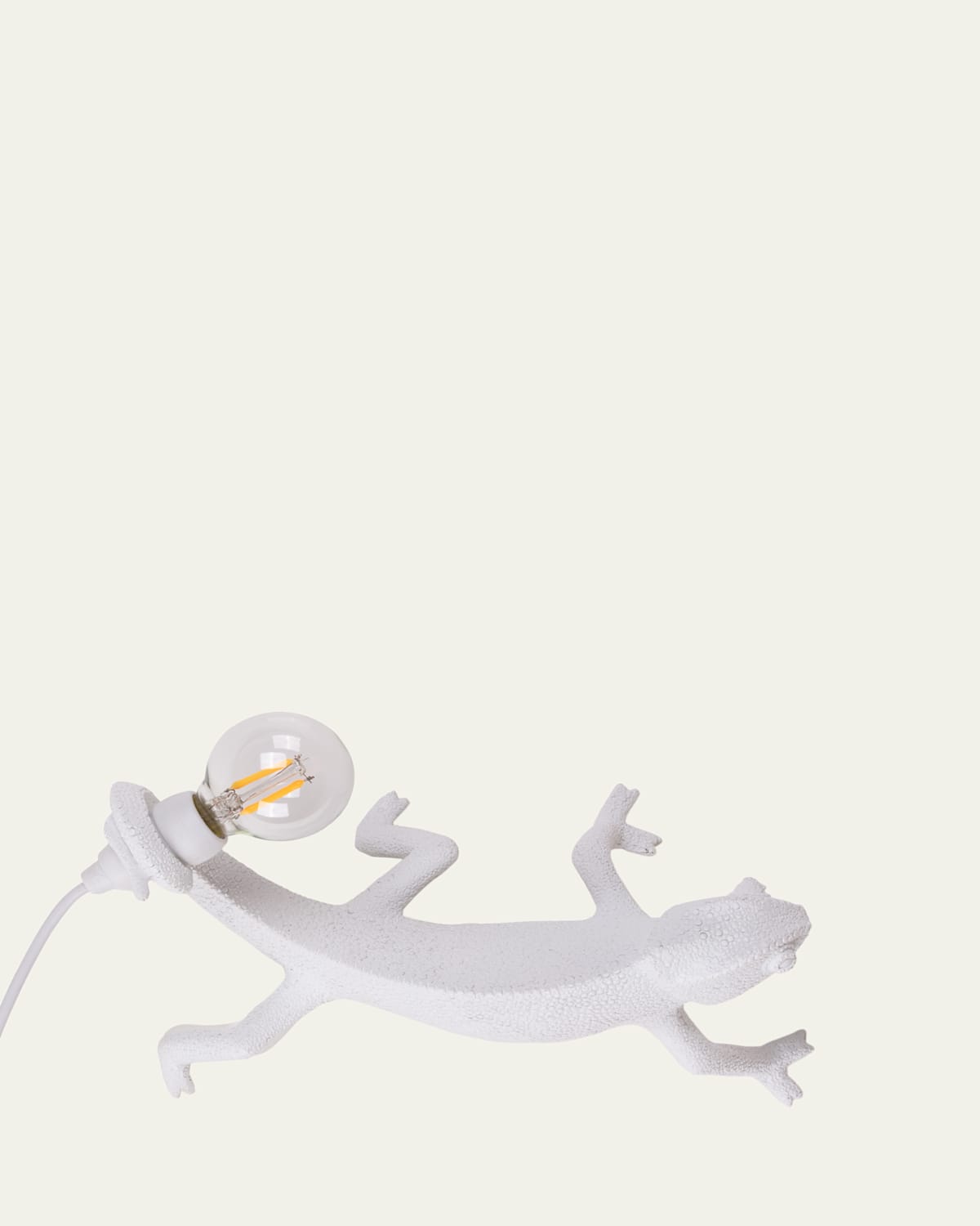 Seletti Chameleon Going Down Usb Wall Lamp In White