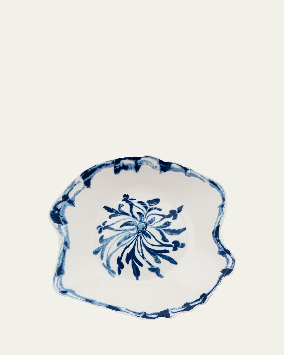 Seletti Diesel Classics On Acid Talavera Soup Plate In White-blue