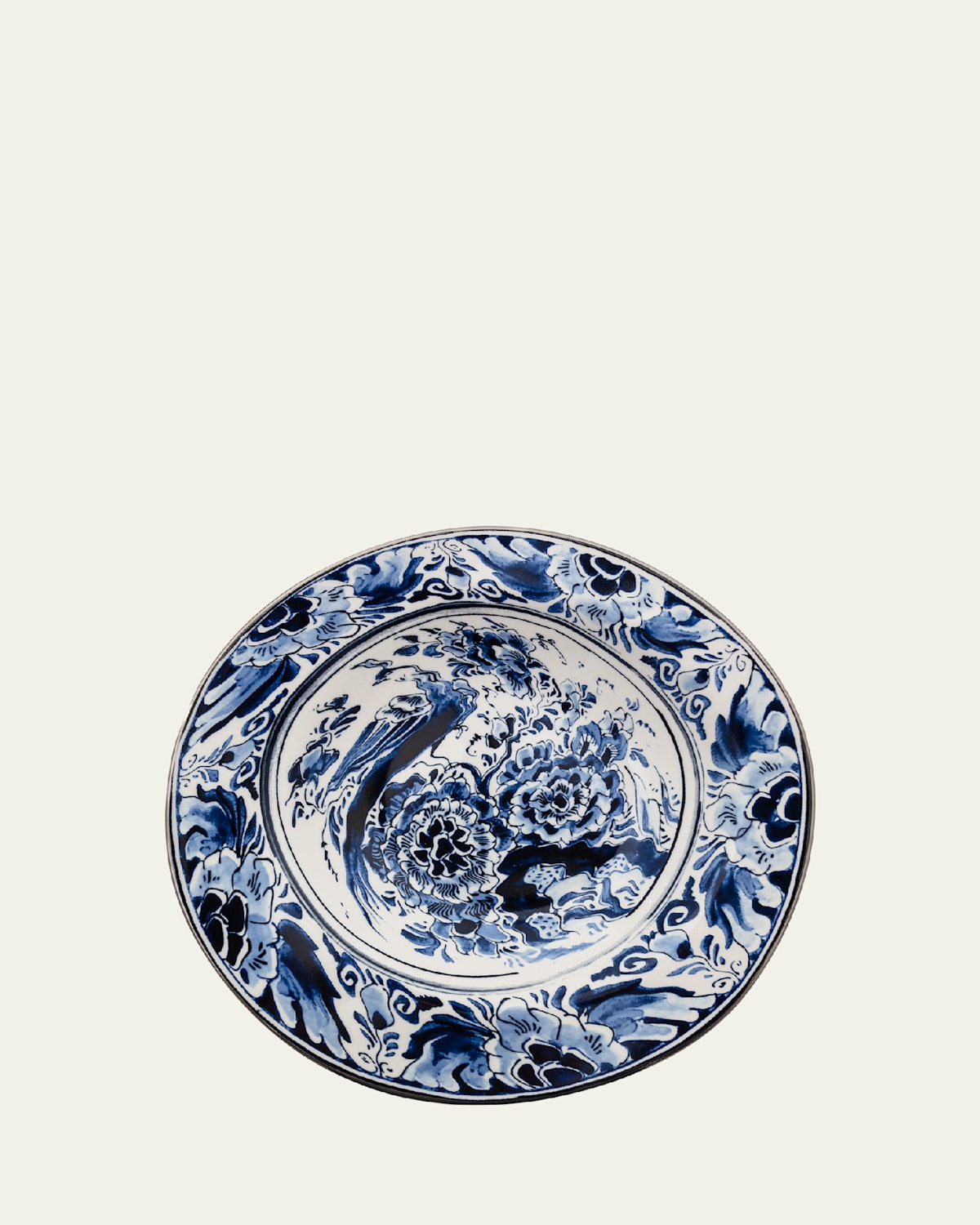Diesel Classics on Acid Flower Bird Soup Plate