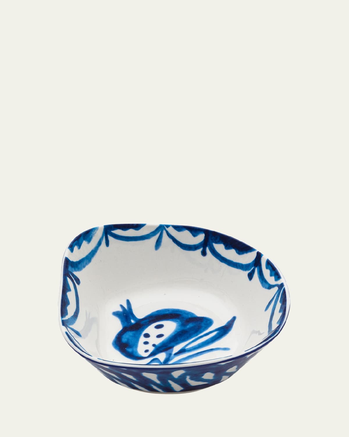 Seletti X Diesel Living Classics On Acid Granada Porcelain Bowl 11.9cm In Blue-white