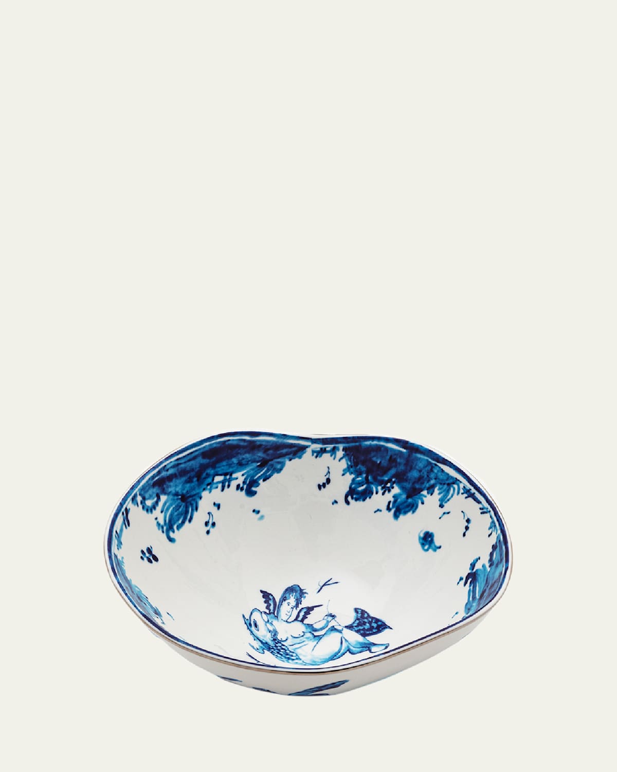 Seletti Diesel Classics On Acid Albi Salad Bowl In White-blue
