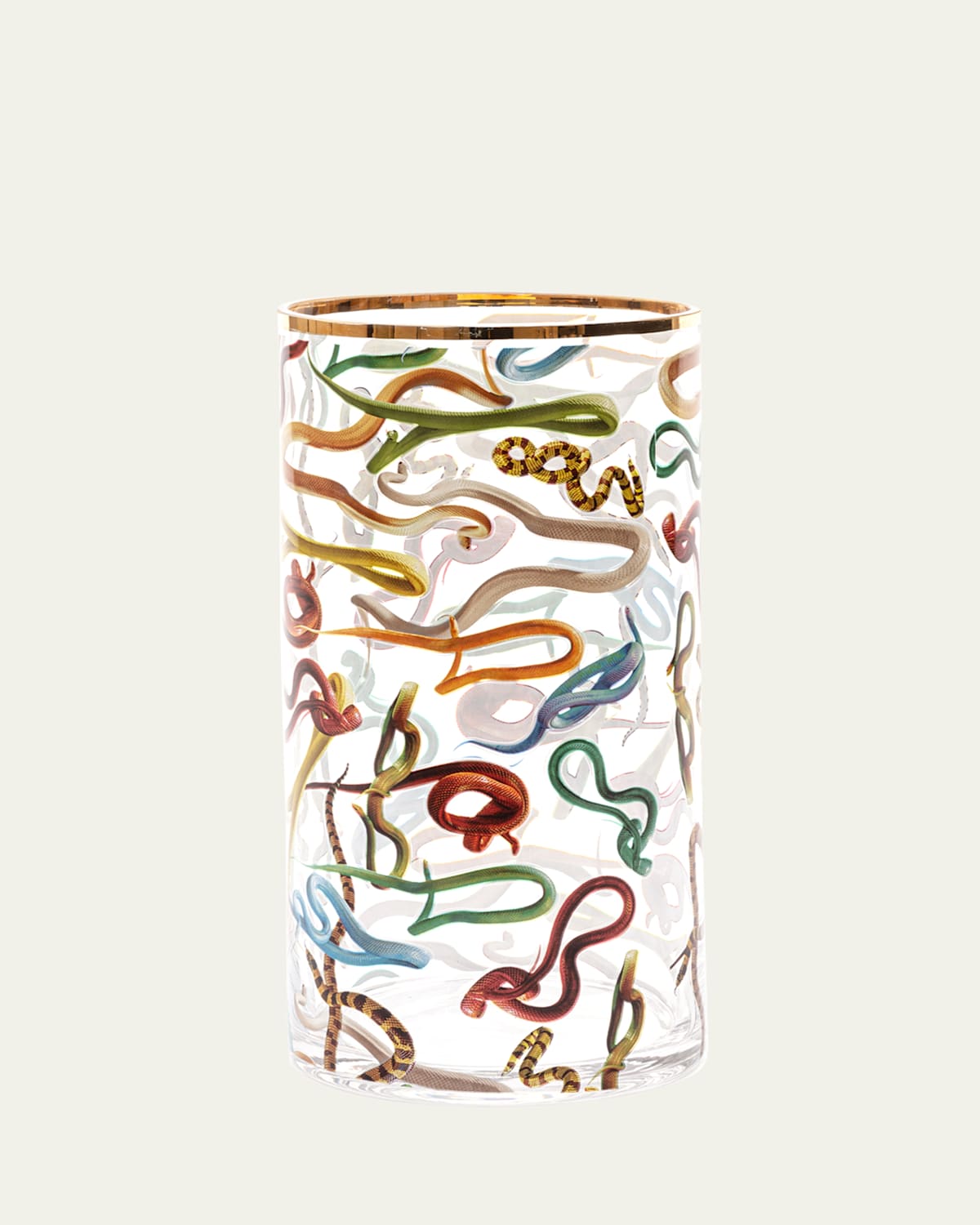 Seletti X Toiletpaper Snakes Cylindrical 12" Medium Vase