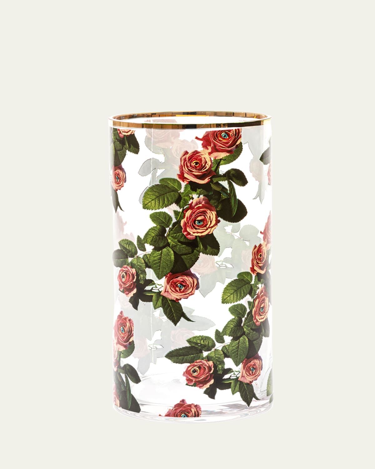 Seletti Roses Medium Cylindrical Vase