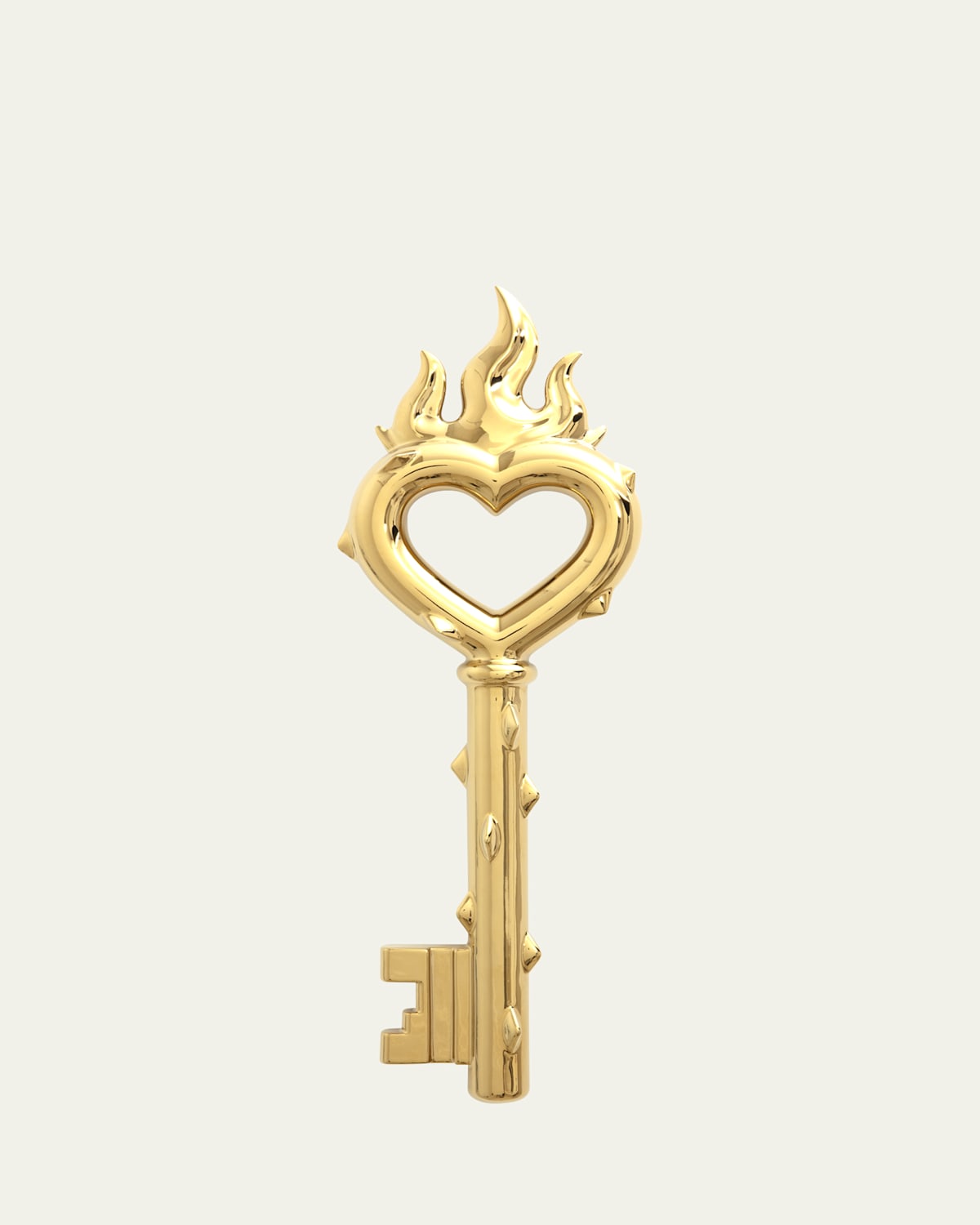 Seletti Passion Key Decorative Object In Gold