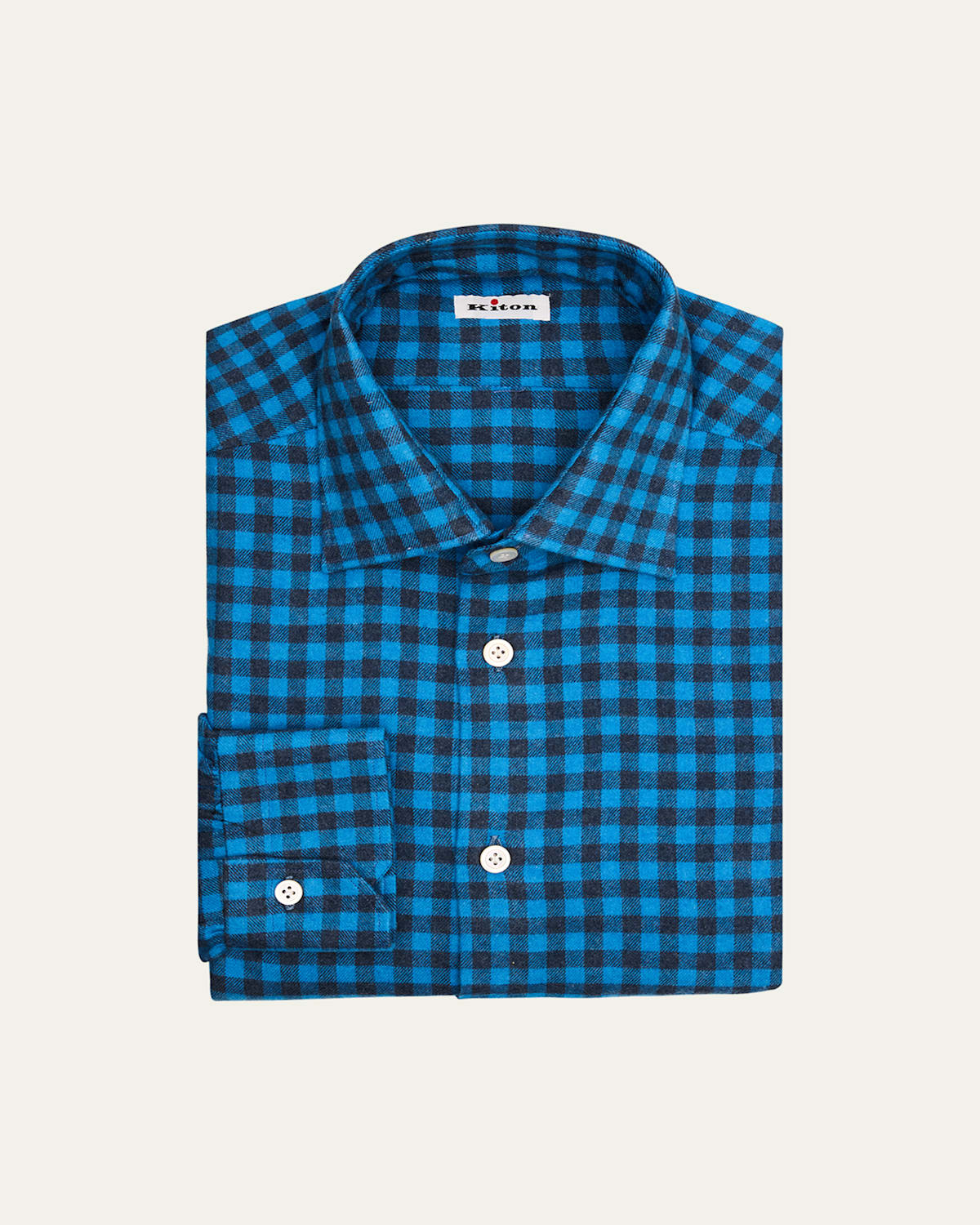 Men's Check Flannel Casual Button-Down Shirt