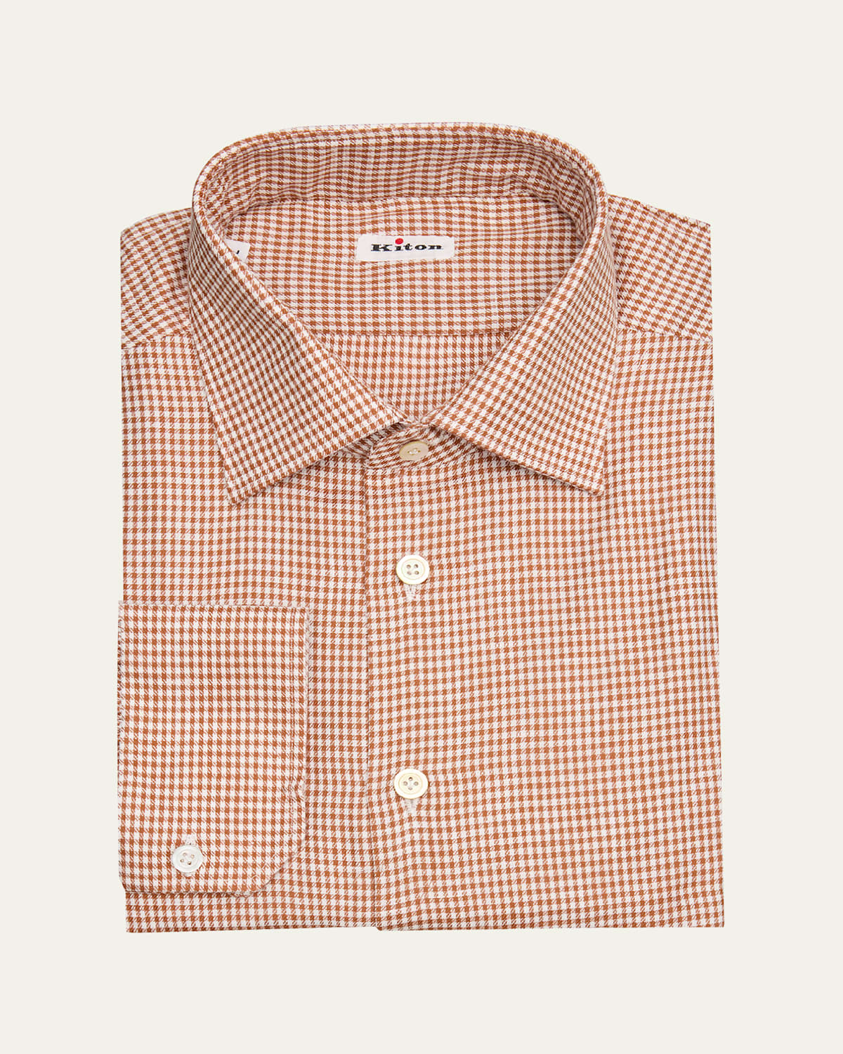 Men's Cotton Micro-Check Sport Shirt