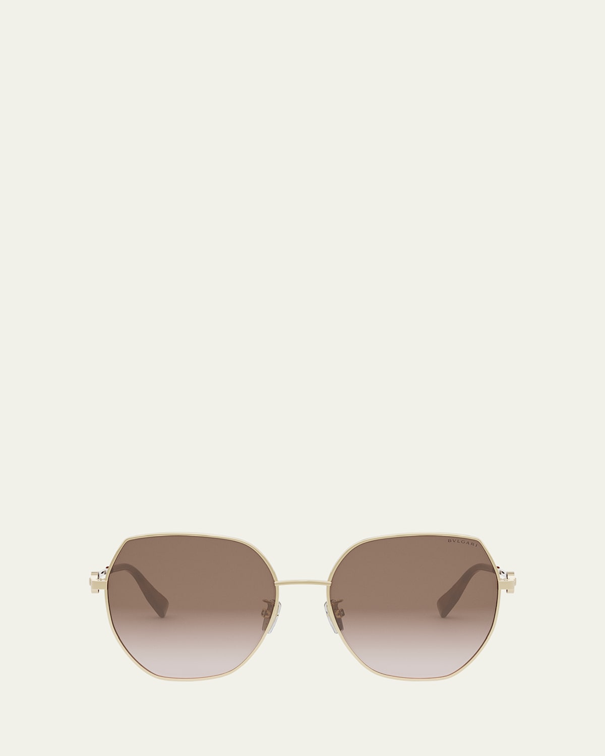 Round Metal & Nylon Sunglasses