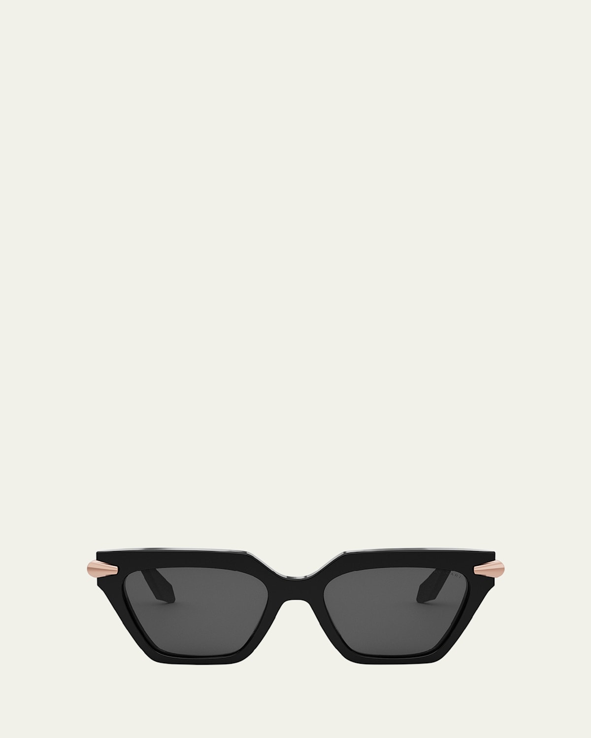 Serpenti Acetate & Nylon Cat-Eye Sunglasses