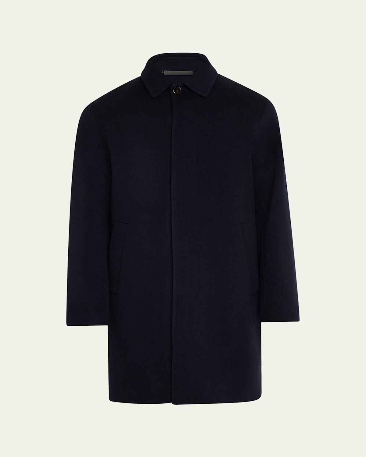 Theory Men's Car Coat In Luxe New Divide In Baltic
