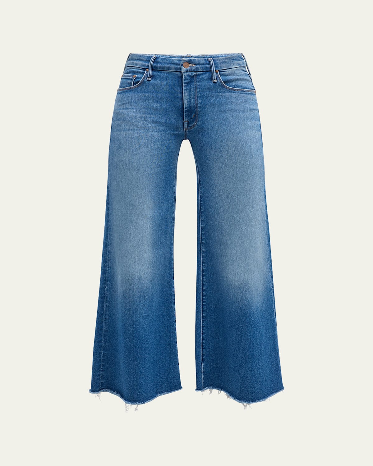 Mother The Roller Fray Jeans In Work Hard Play Hard