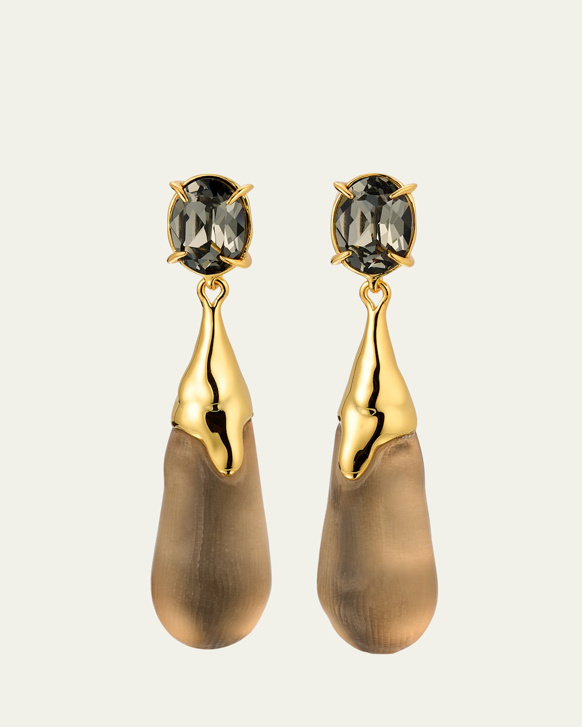 Bonbon Crystal Small Teardrop Earrings