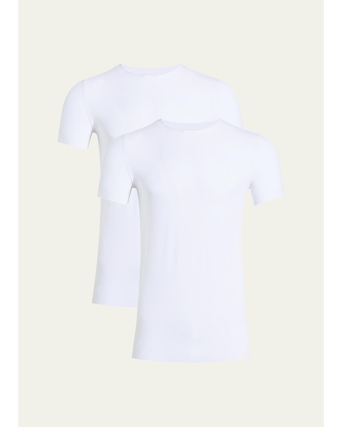 Men'S 2-Pack Microfiber Crewneck T-Shirts