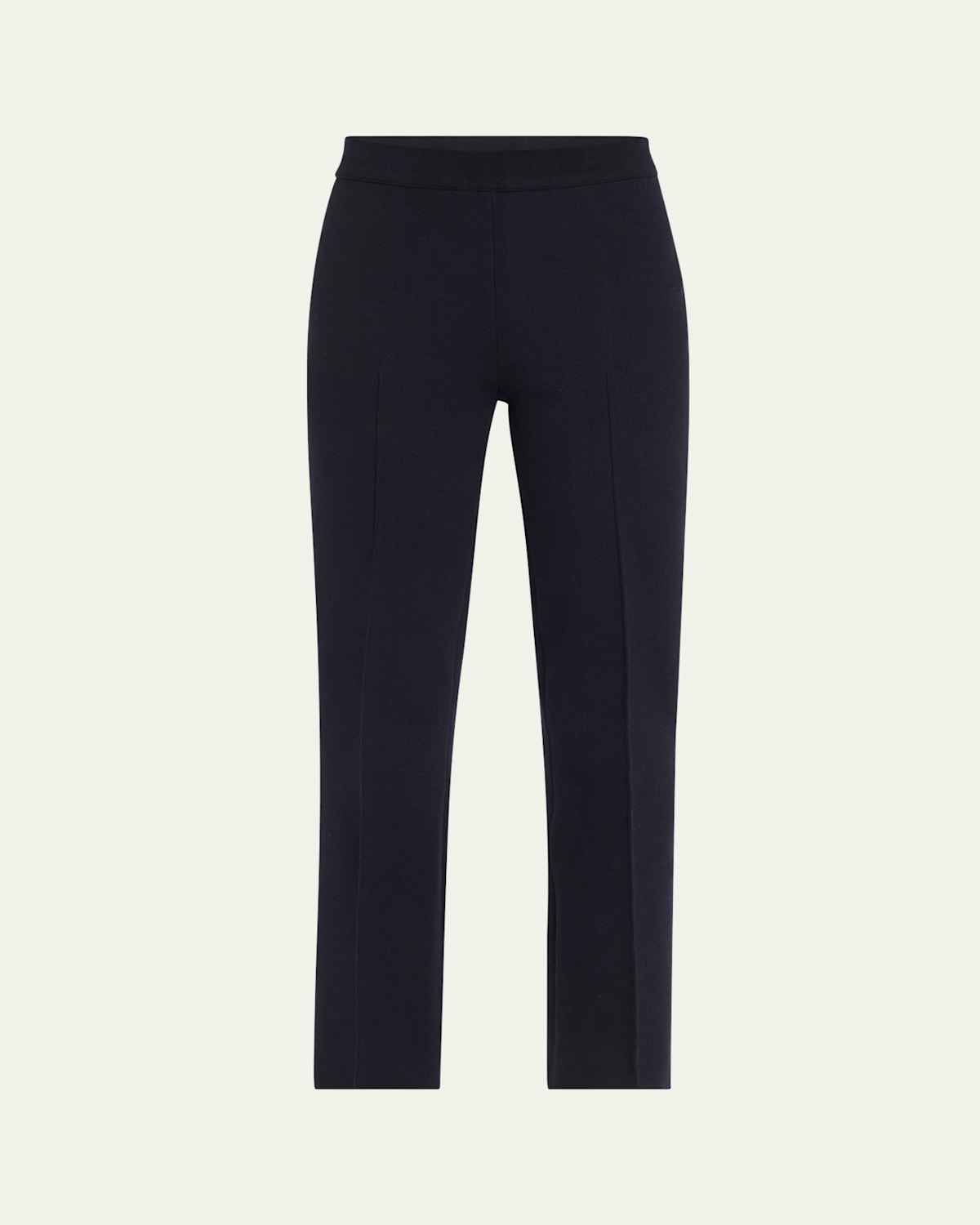 Shop High Sport Cropped Kick Flare Pants In Navy