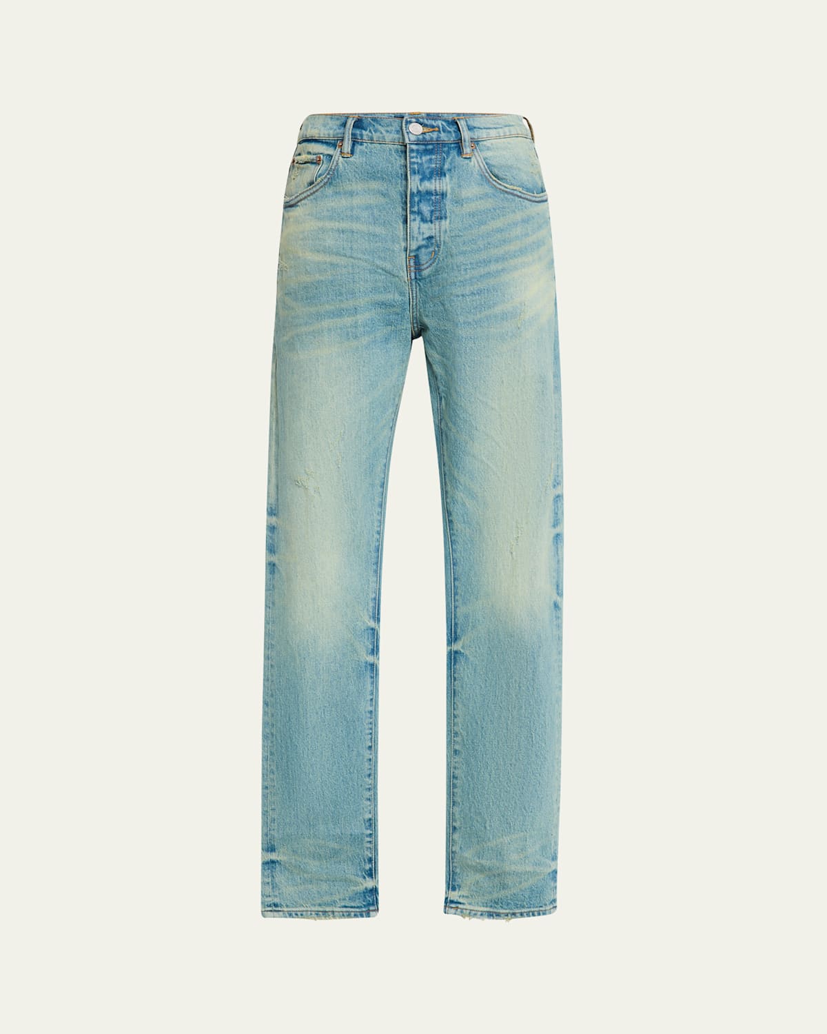 Men's Vintage Dirty Straight-Leg Jeans
