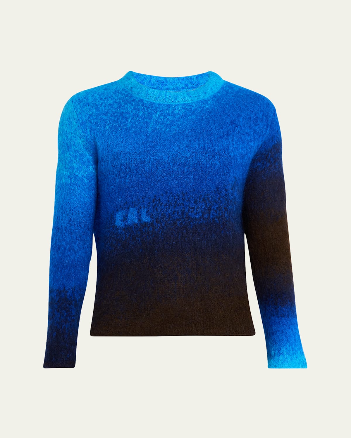 Men's Gradient Mohair-Blend Sweater