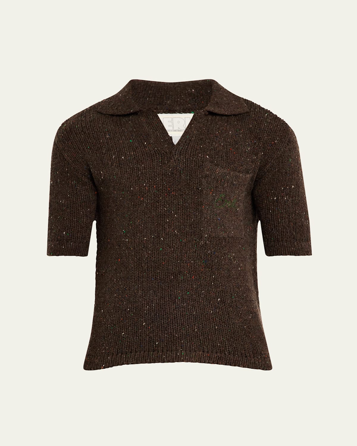 Men's Donegal Polo Sweater