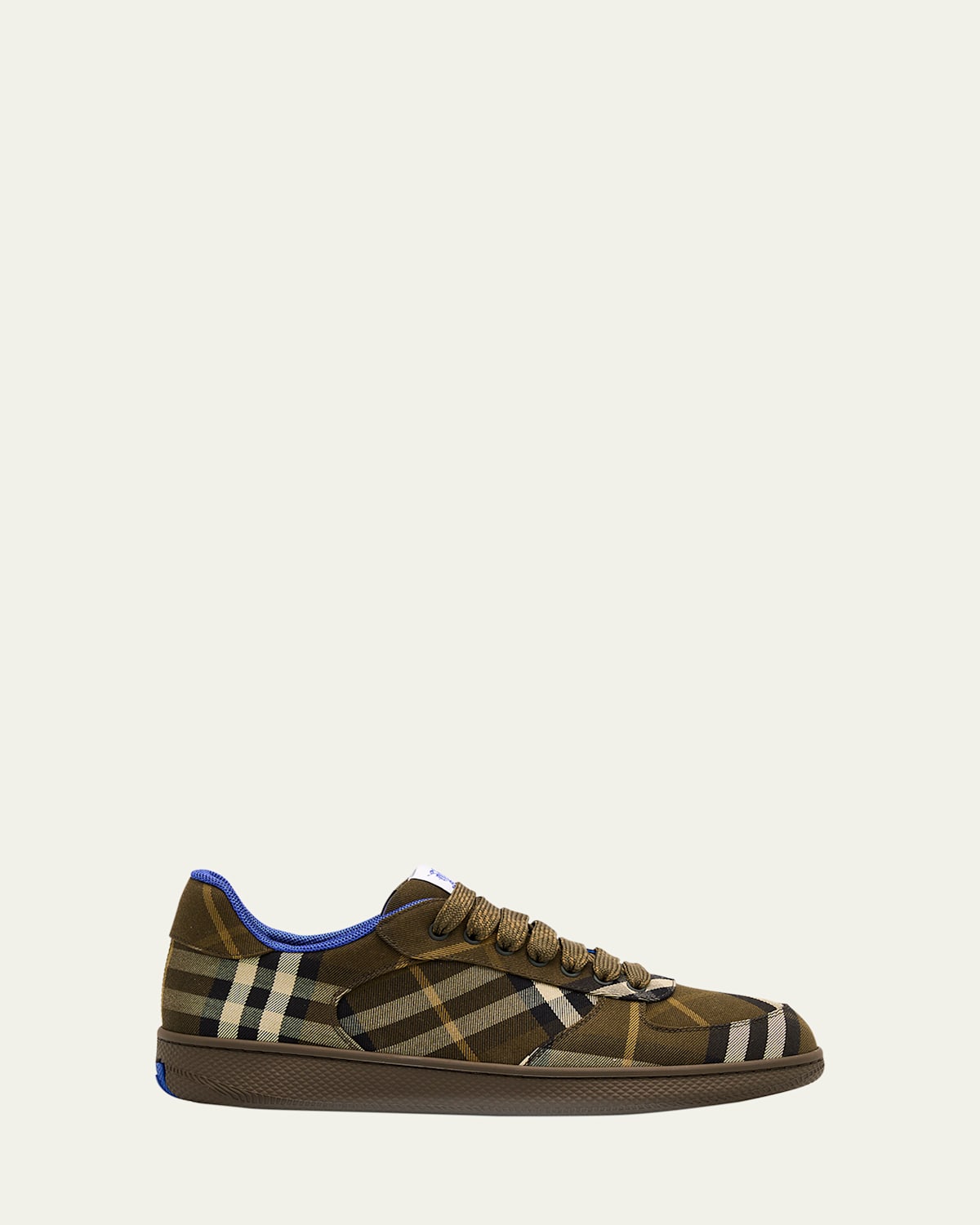 Burberry Checked Terrace Lace-up Sneakers In Heath Ip Check