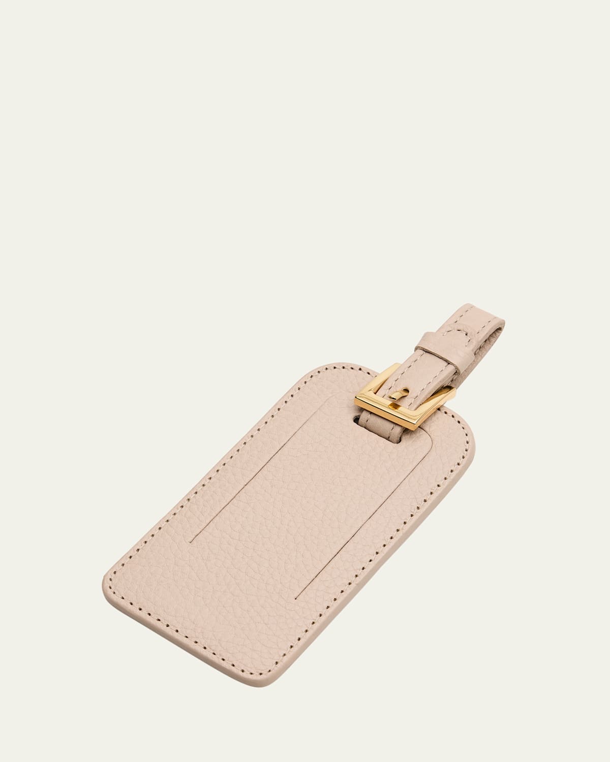 Graphic Image Leather Luggage Tag In Beachwood