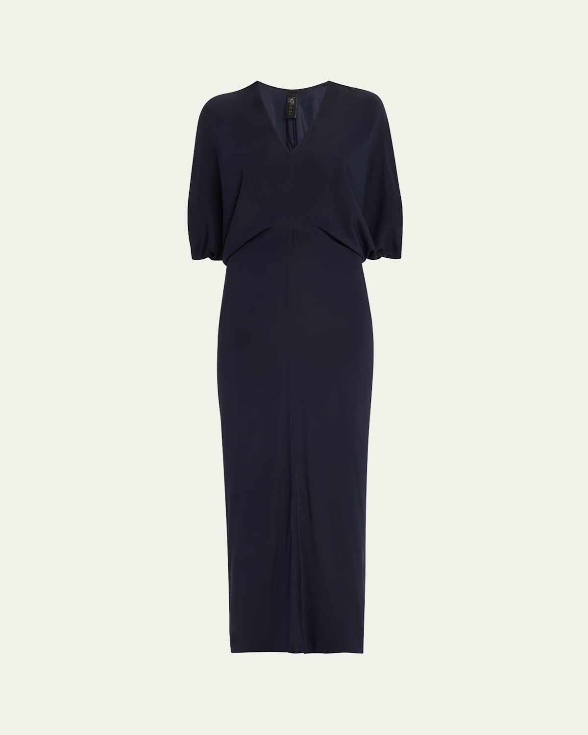 Long Reni Column Silk Dress