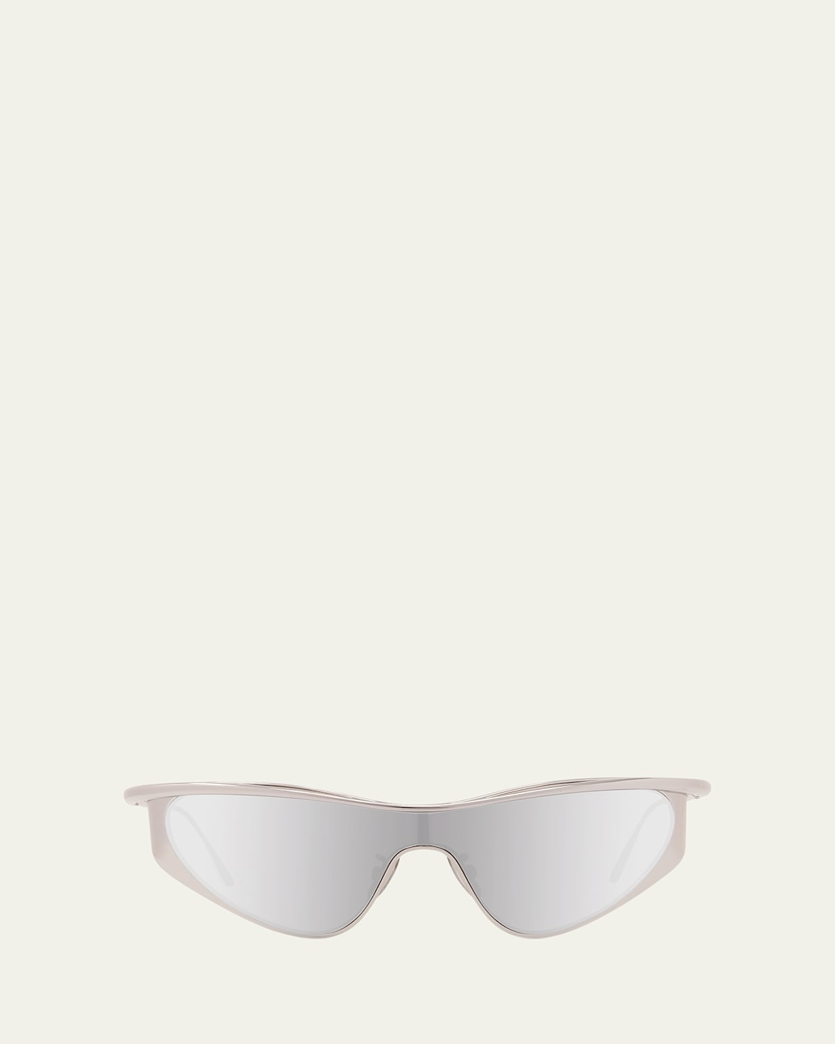 Loewe Lw40165u Signature 16c Argento Sunglasses In White