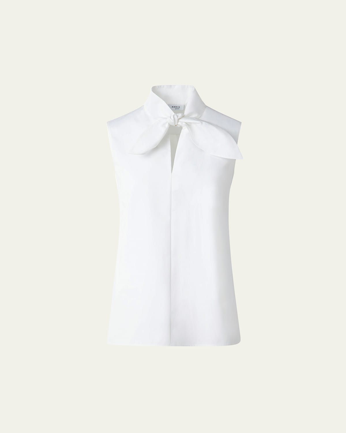 Tie Knot Heavy Cotton Poplin Blouse