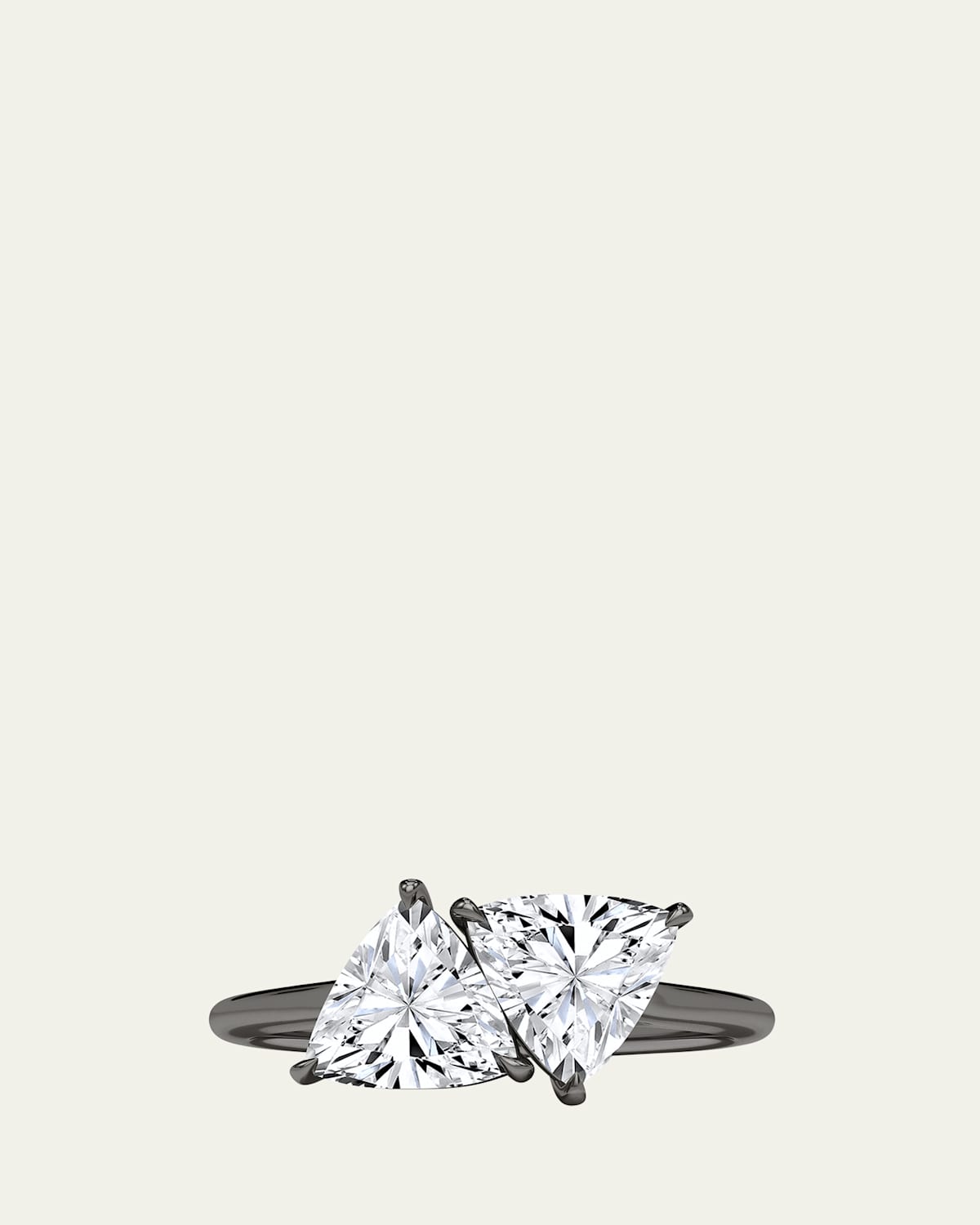 18K Trillion Lab Grown Diamond Twin Necklace