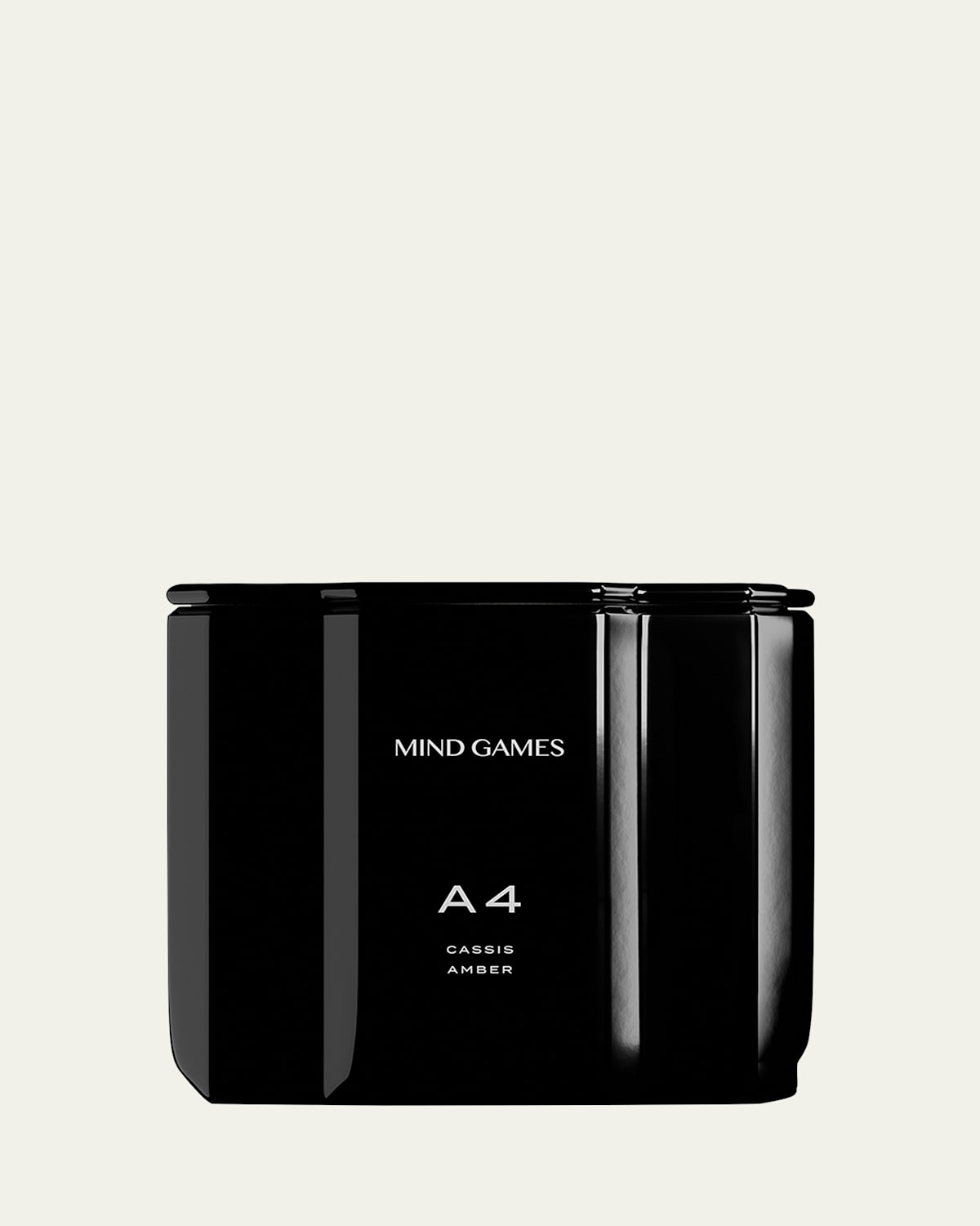 Mind Games A4 Black Queen Cassis Amber Luxury Candle, 10 Oz.