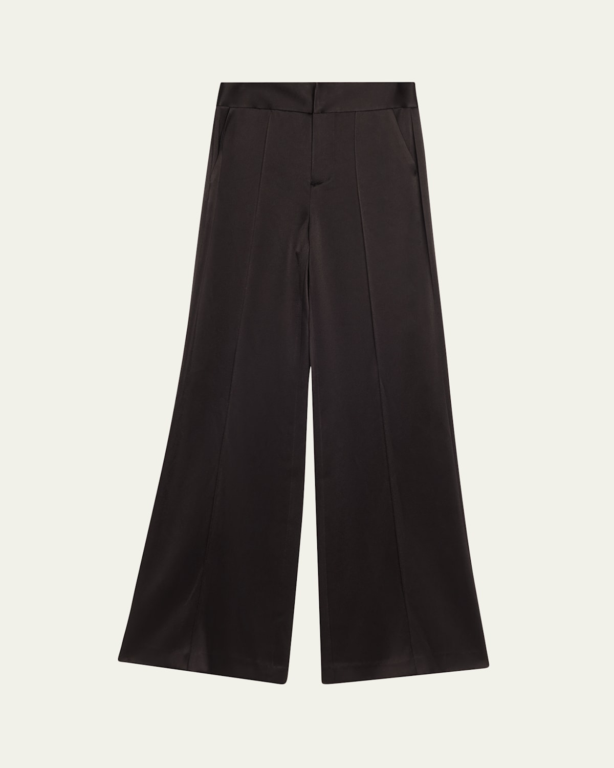 Alice And Olivia Dylan Wide-leg Pants In Black