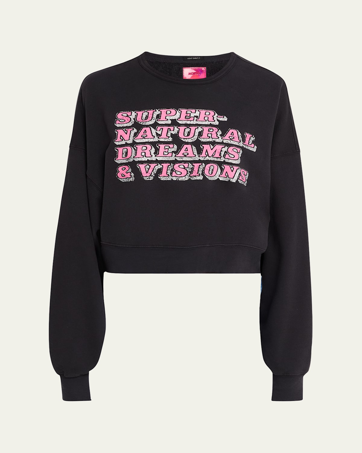 MOTHER THE WINGER CREWNECK GRAPHIC PULLOVER 