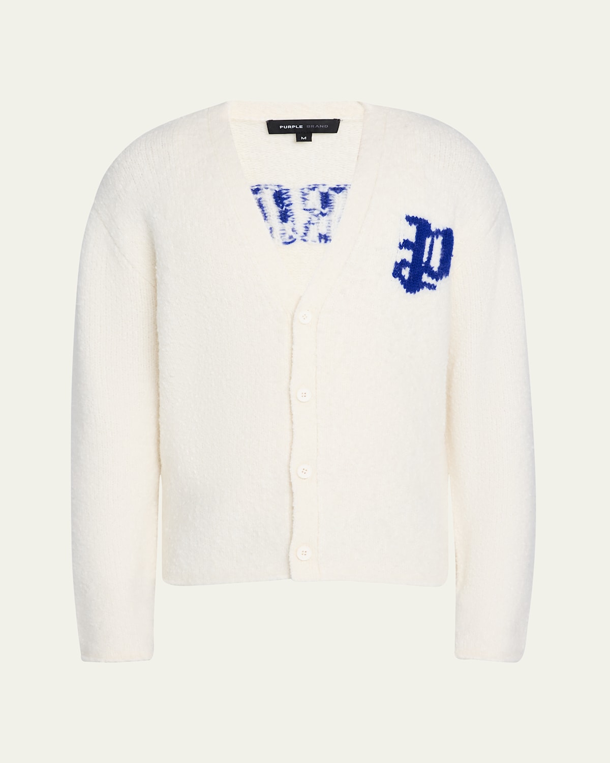 Men's Relaxed Intarsia Cardigan
