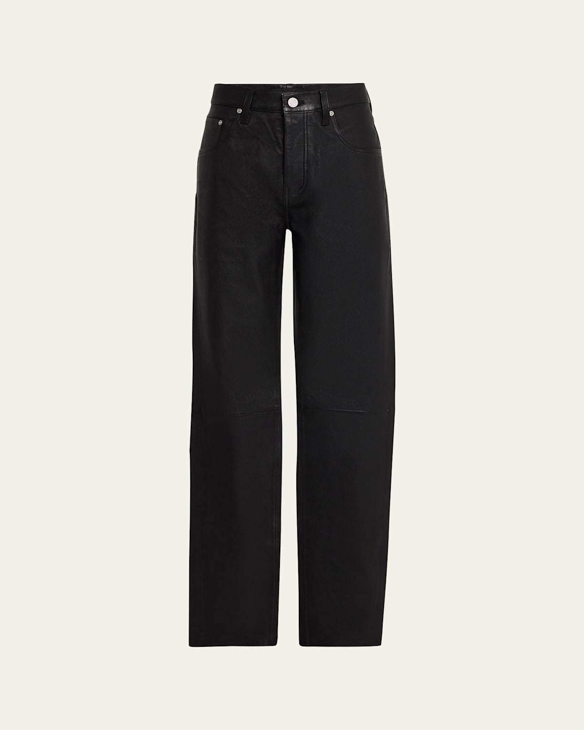 Men's Stretch Leather Skinny Pants