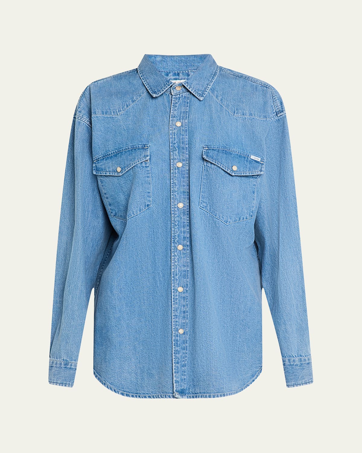 Mother All My Exes Denim Shirt In Yall