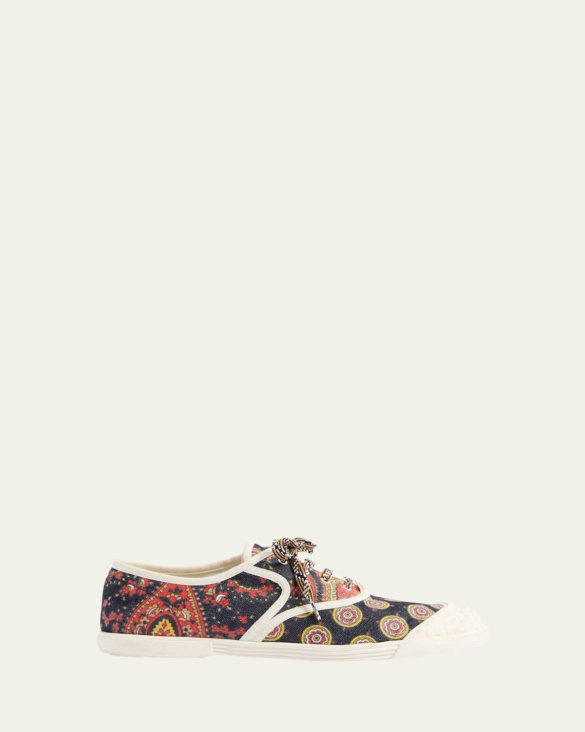 Valentino Bay By Bay Sneakers In Dk Blue/red/yel