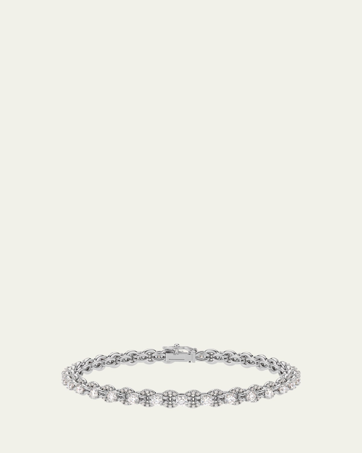 18K White Gold Lumia Diamond Tennis Bracelet