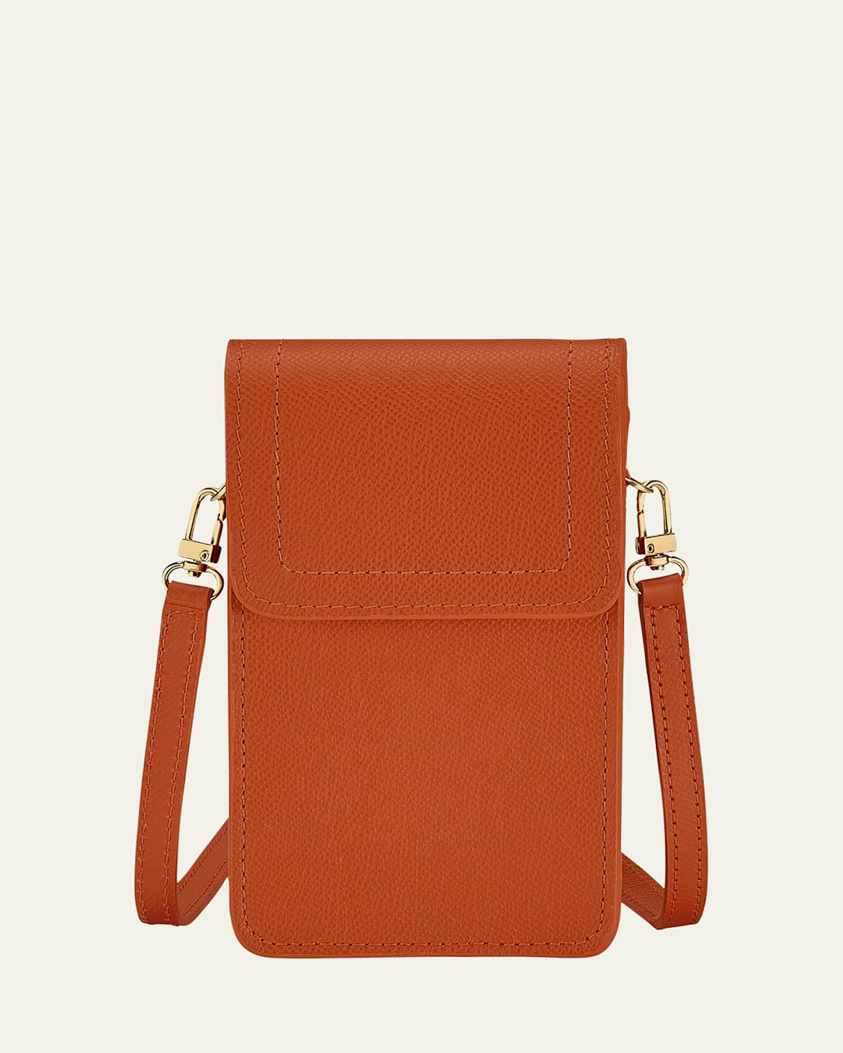 Graphic Image Liv Phone Crossbody Bag In Orange